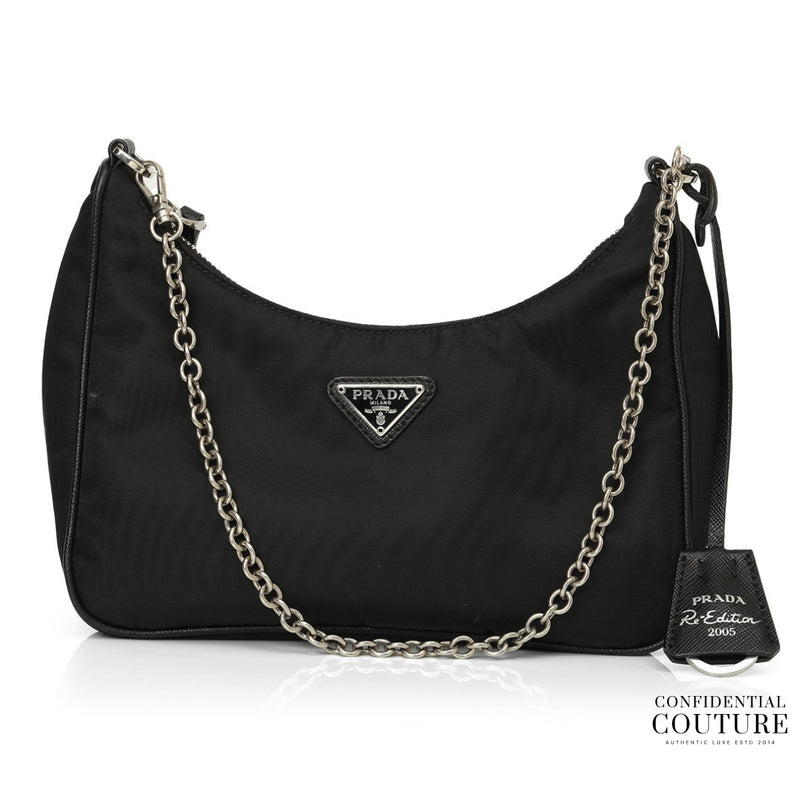 Re-Edition 2005 Re-Nylon Black Bag
