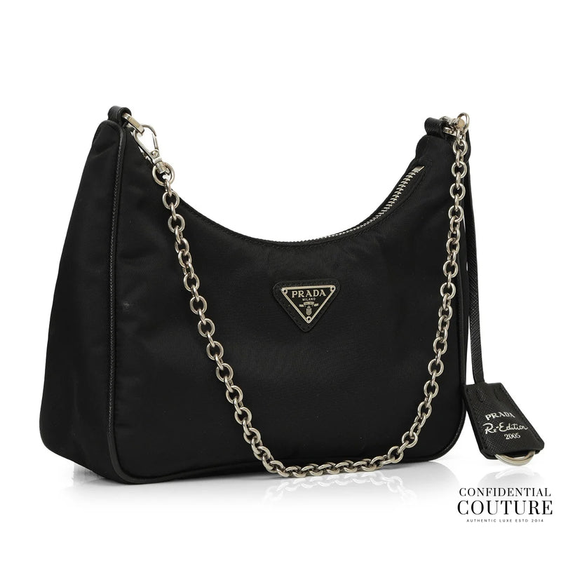 Re-Edition 2005 Re-Nylon Black Bag