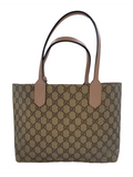 Reversible GG Leather Tote- Pink Leather Mini Tote