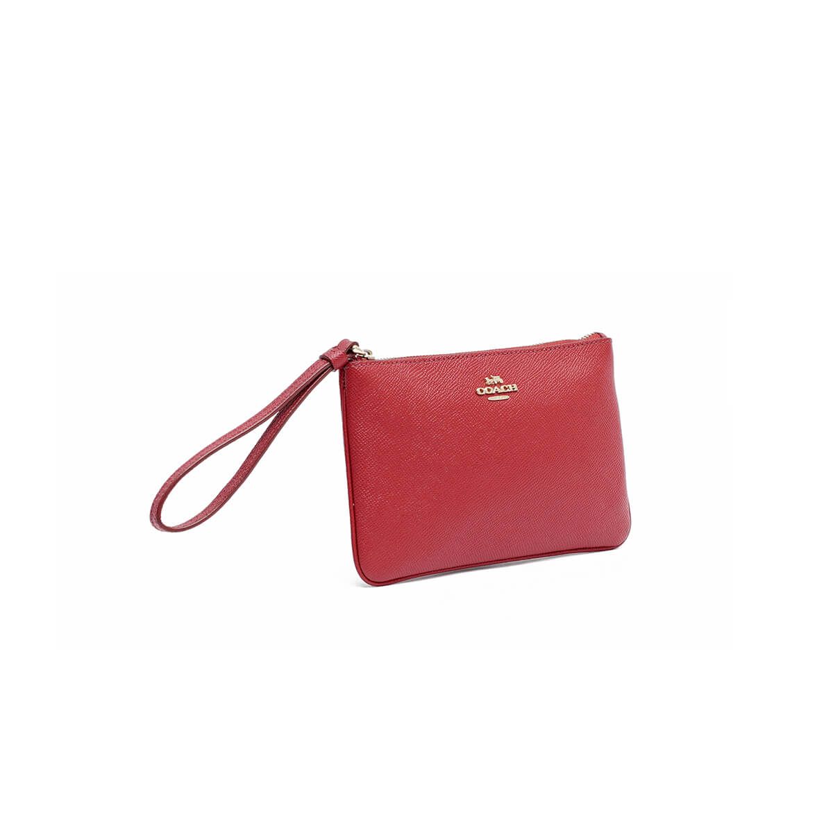 Coach Red Pouch Wallet