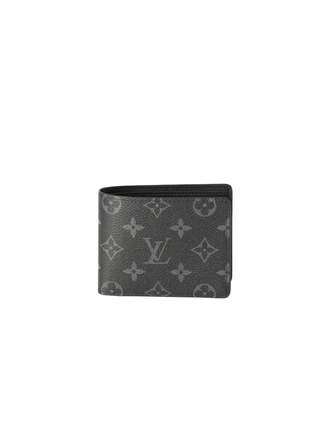 Louis Vuitton Black Monogram Multiple Wallet One Size