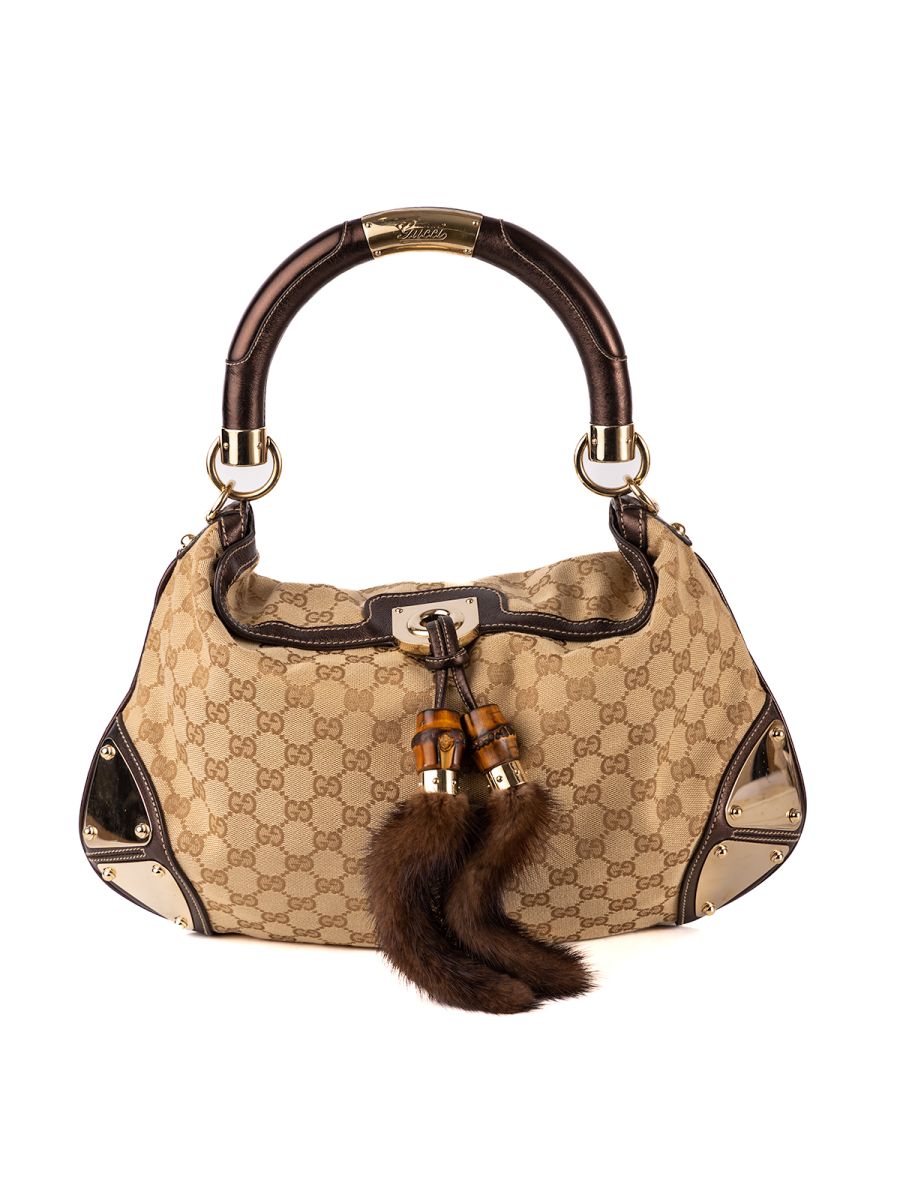 Pre Loved  Luxury Gucci Vintage Monogram Mini Bag
