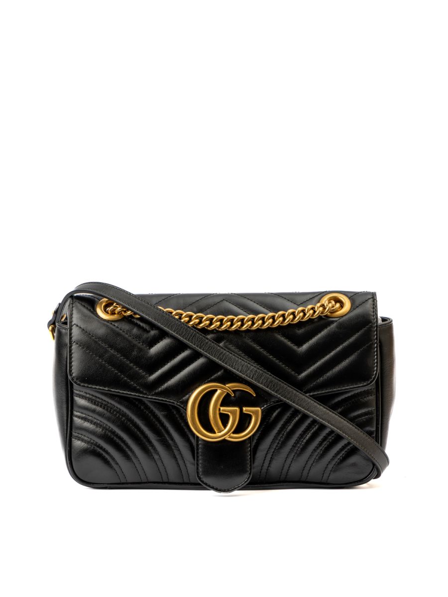 Gucci Marmont Small Matelasse Shoulder Bag