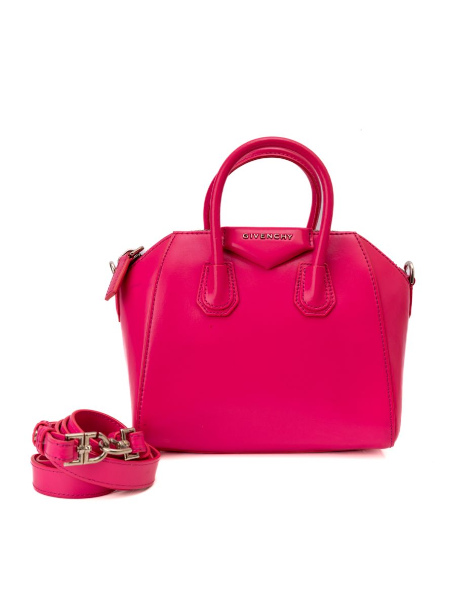 Givenchy Pink Leather Small Antigona Satchel