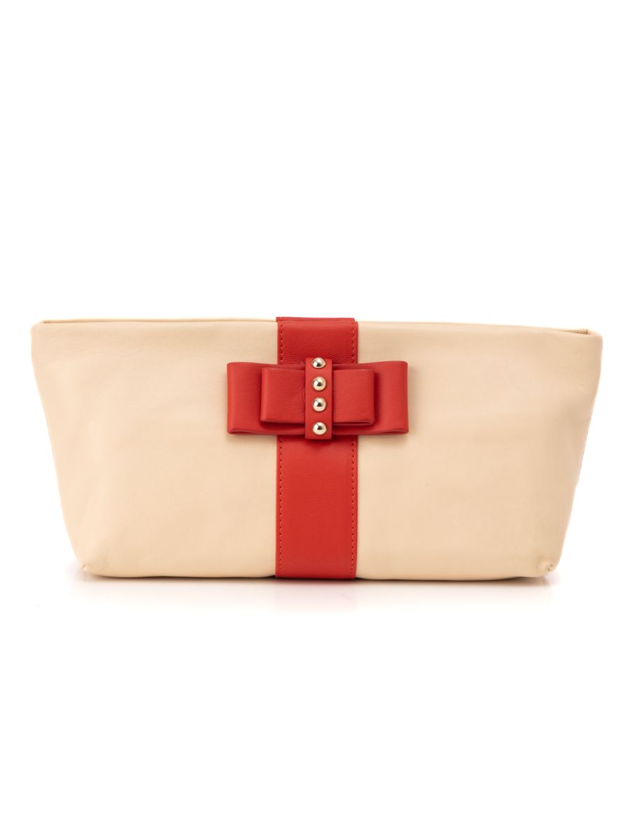 Christian Louboutin Off White Clutch Small