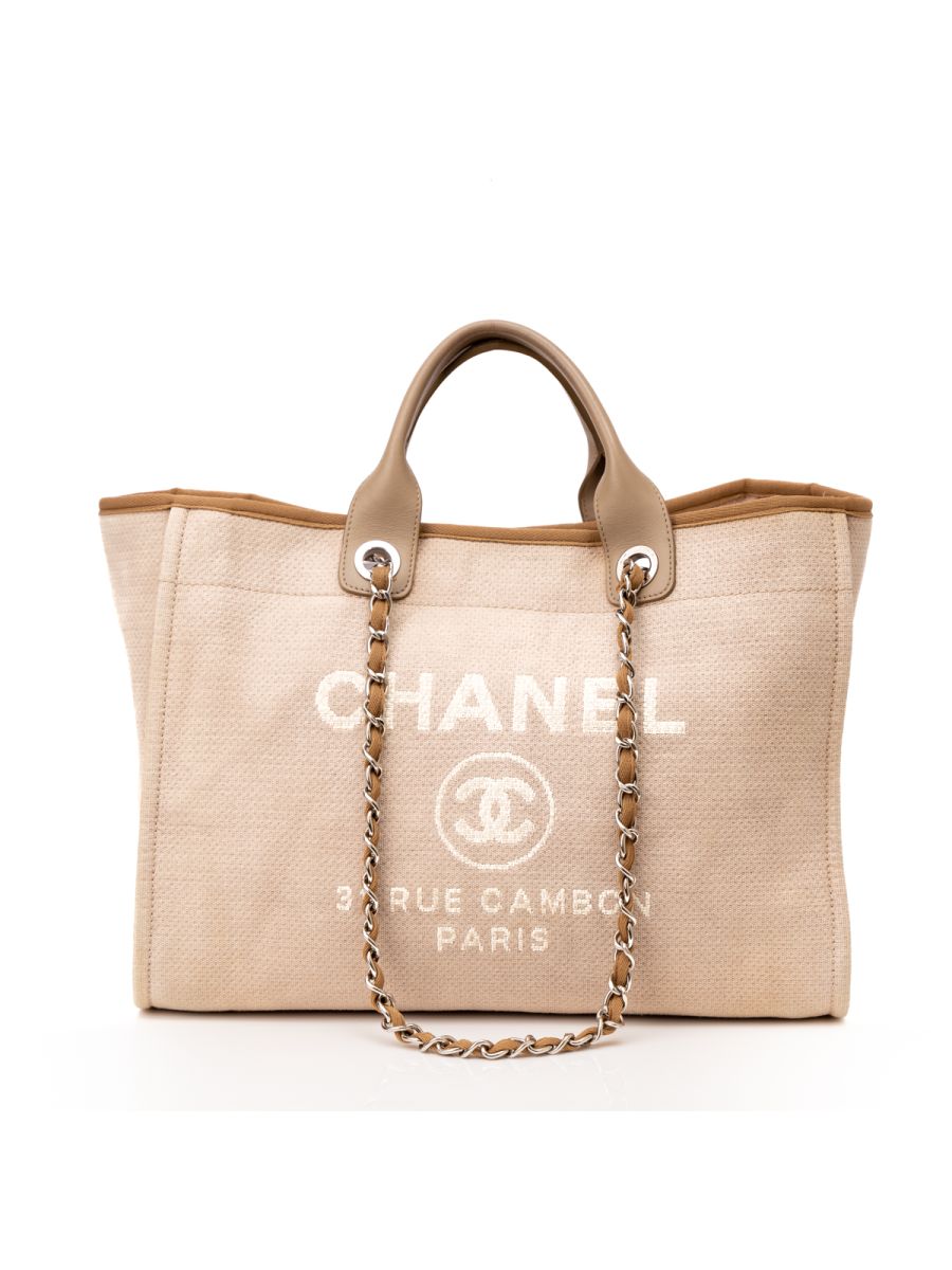 Chanel Large Dauville Shopping Tote