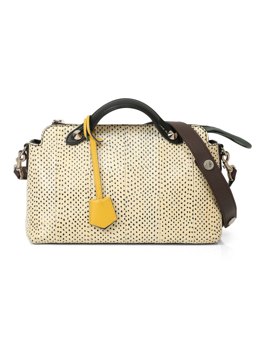 Fendi By The Way Satchel Hand-Painted Watersnake Small
