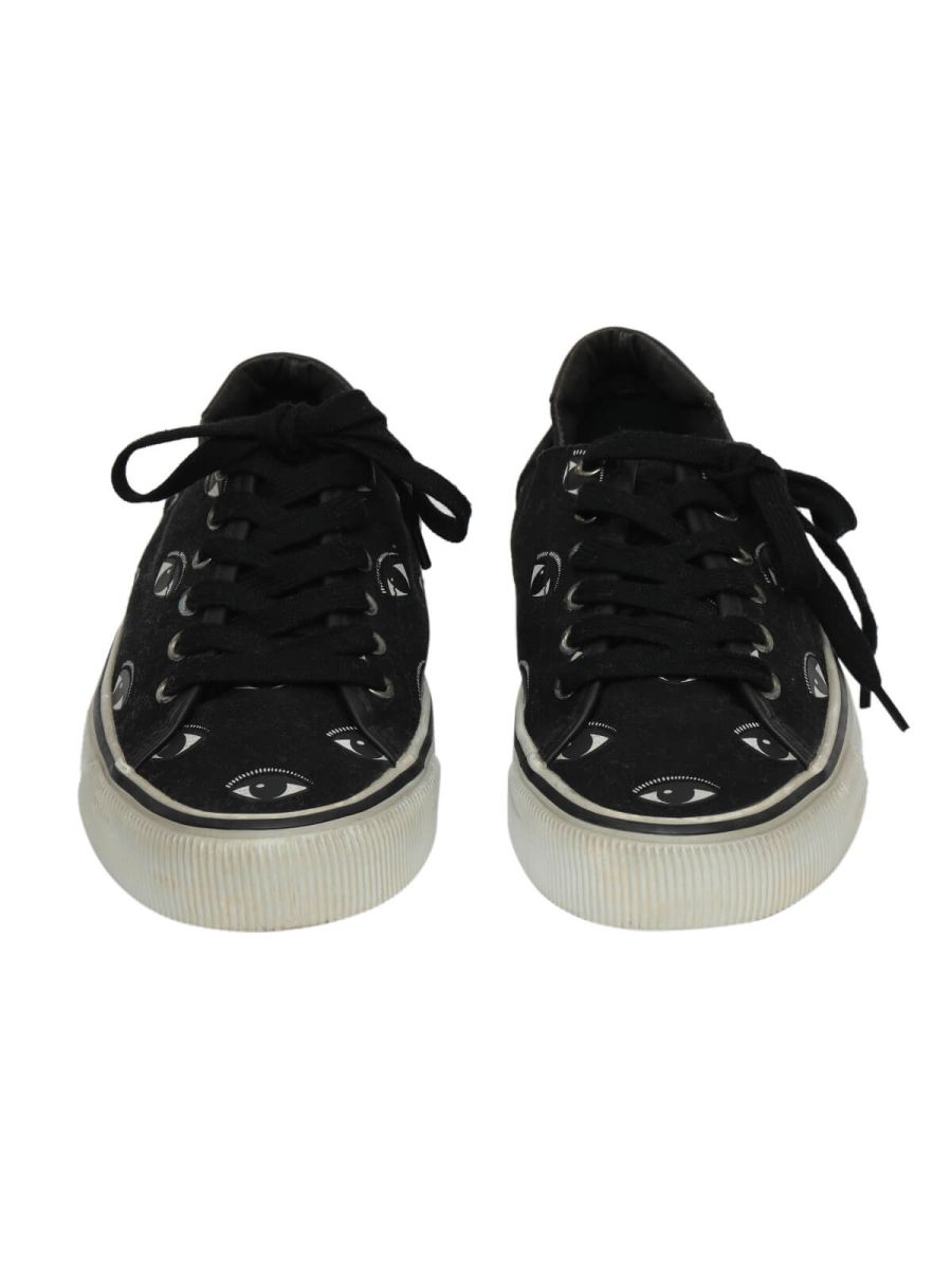 Eye Lace Up Unisex Sneakers/Size-40