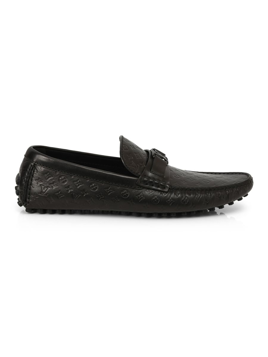 Louis Vuitton Leather Driver Loafers US-11.5