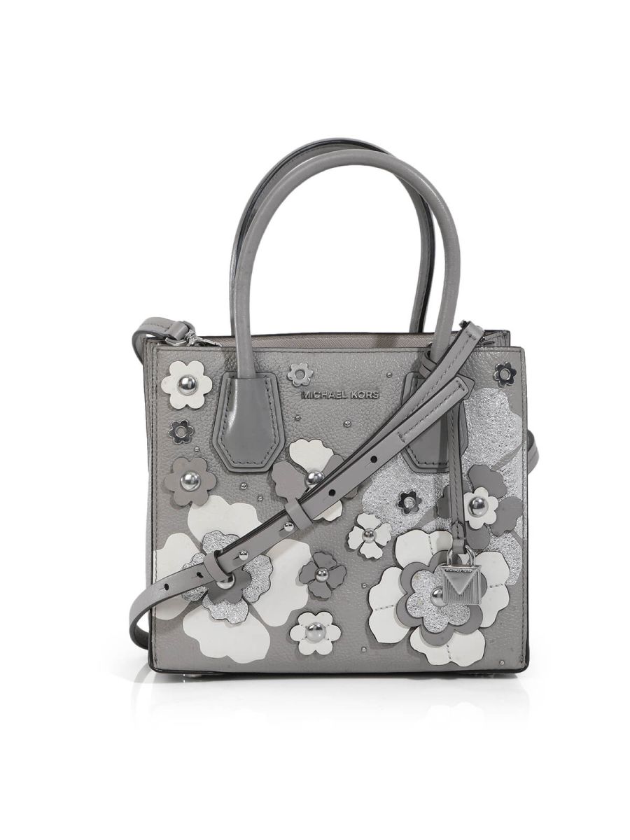 Grey Mercer Floral Patchwork Handbag