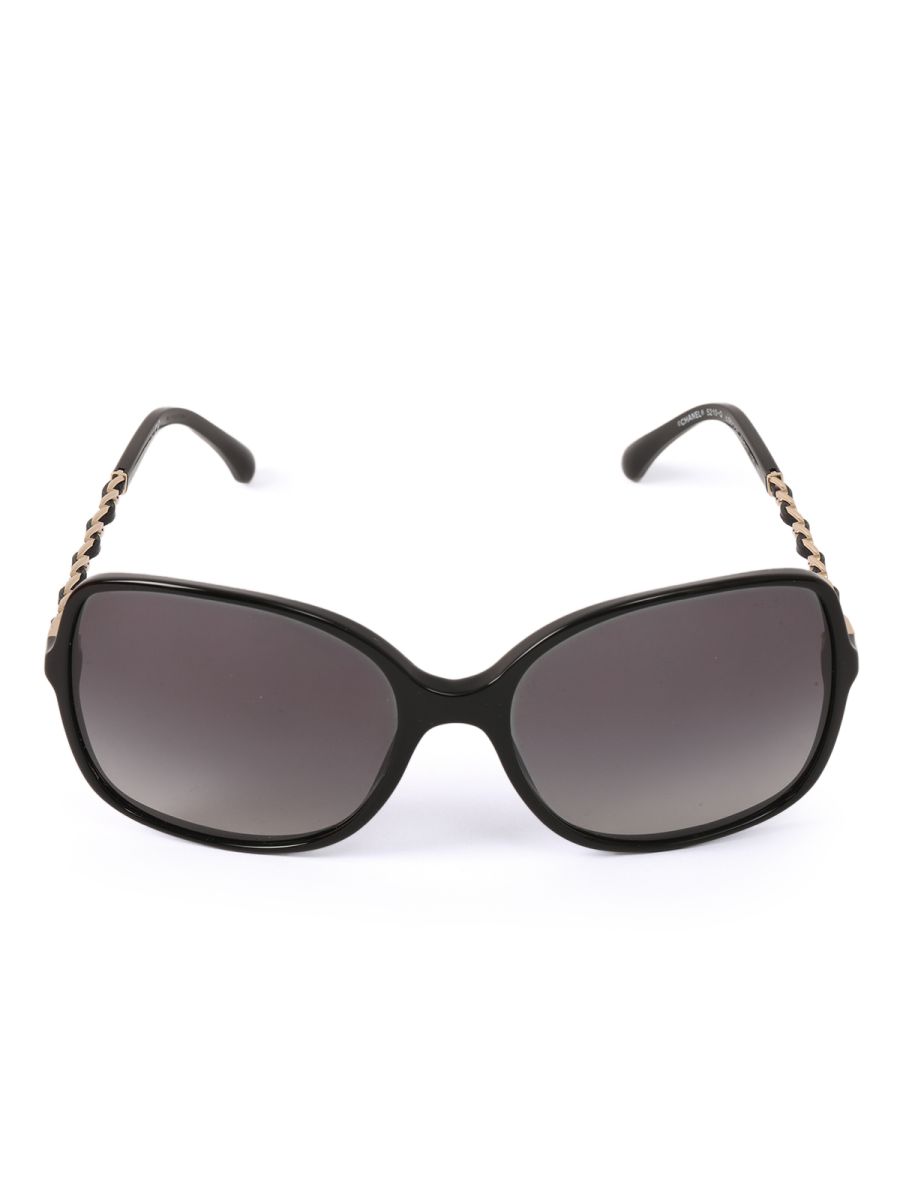 Chanel Timeless Logo CC Black Sunglasses