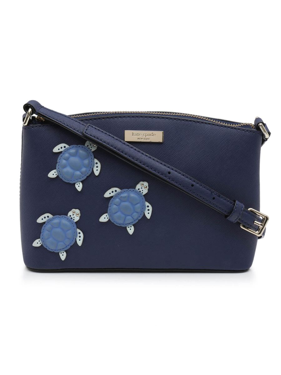 Kate Spade Southport Avenue Linda Navy Royal Blue Leather Satchel Tote -  $53 - From MaryLand