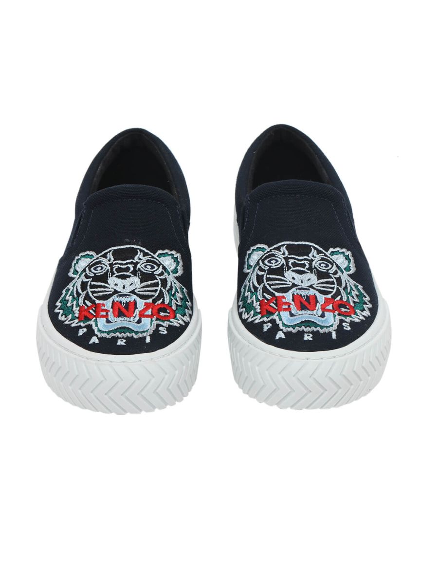 Canvas Tiger K-Skate Slip-On Sneakers/Size-35FR/4US