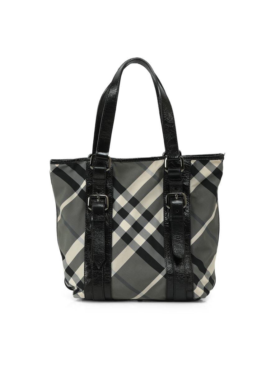 Burberry Beat Check Lowry Tote Bag One Size