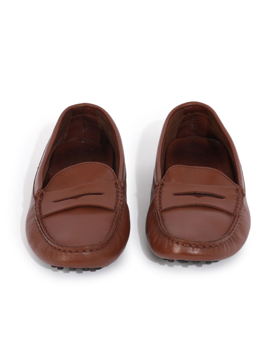 Tod'S Brown Leather Loafers /37