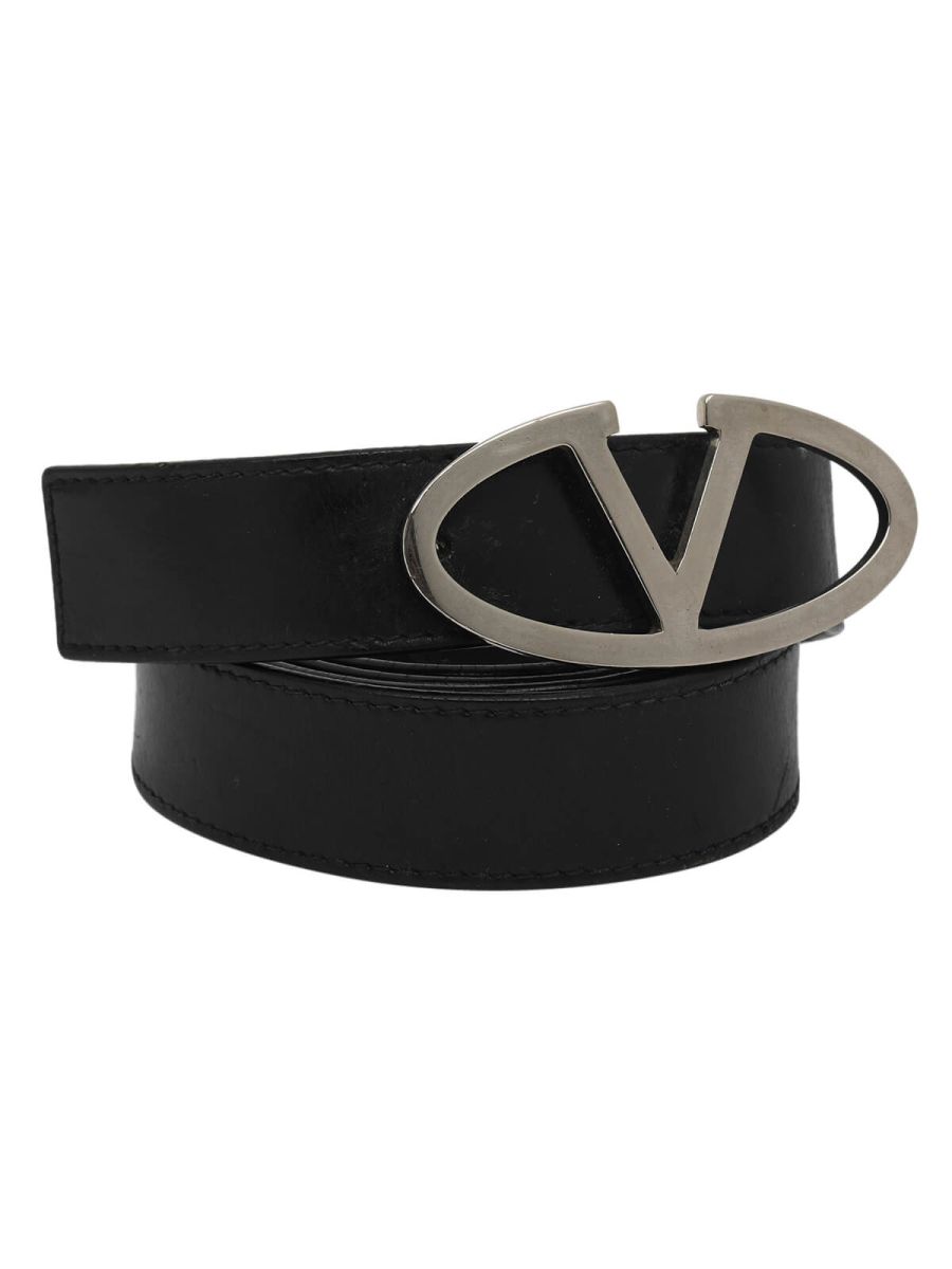 Valentino Garavani V Buckle Men's Belt/Size-42Inches/105CM