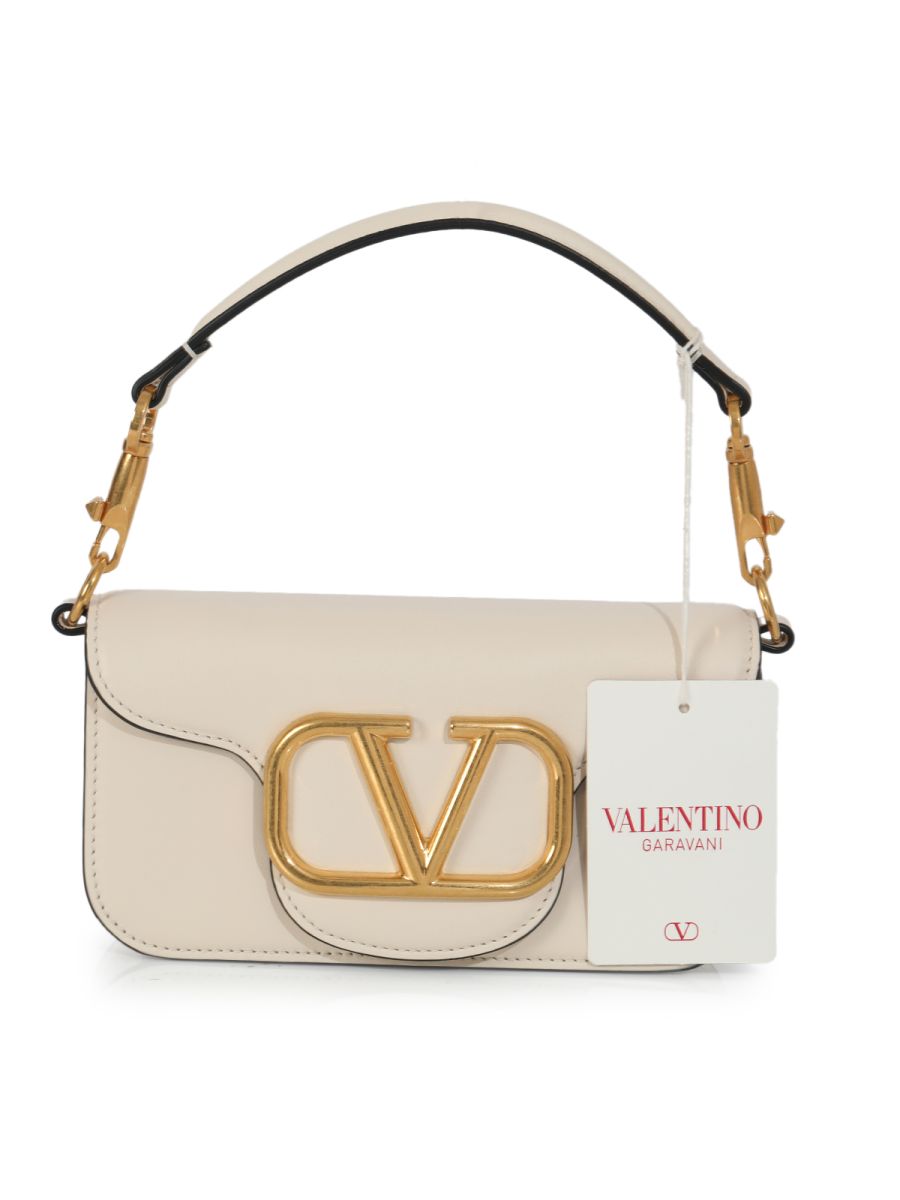 Valentino Garavani Small Loco Leather Shoulder Bag