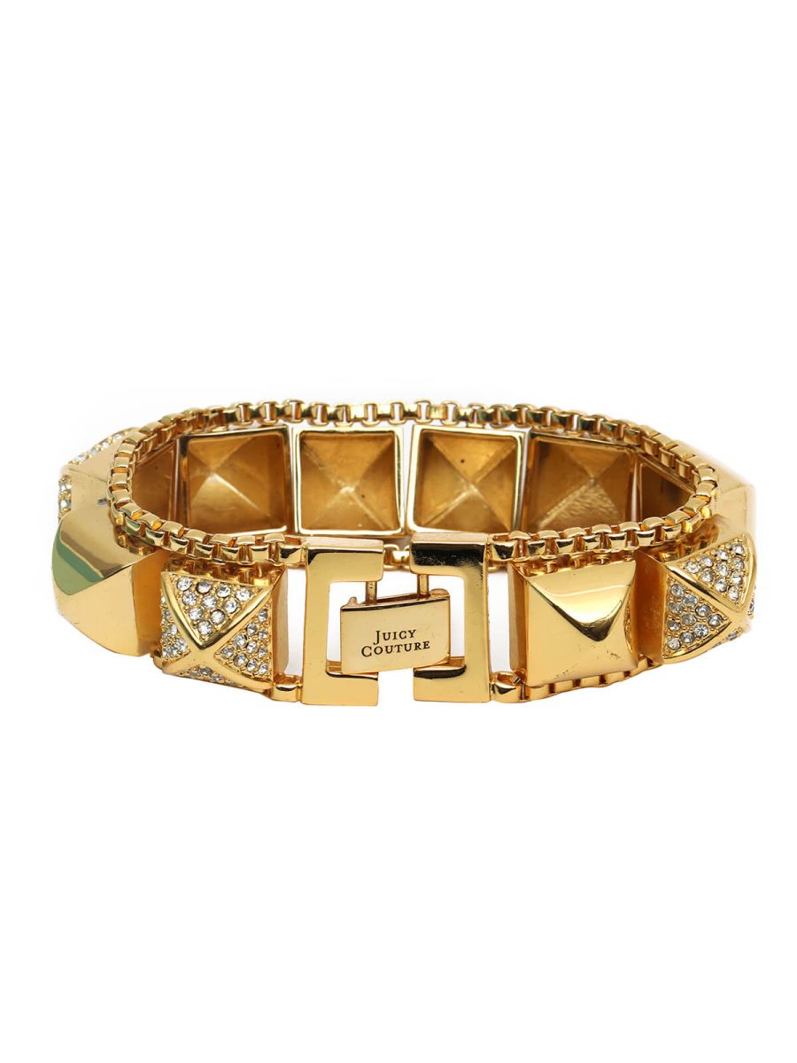 Swarovski Studded Gold Bracelet