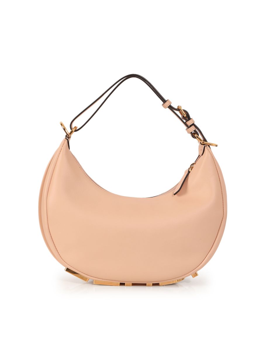 Fendigraphy Small Pale Pink Leather Bag