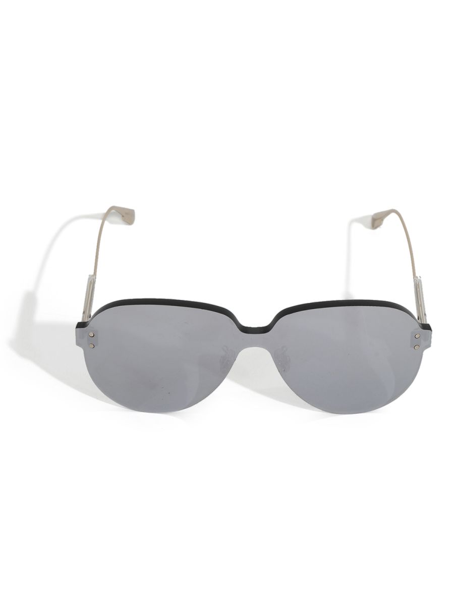 Christian  Dior Quake3 Silver Mirror Rimless Sunglasses