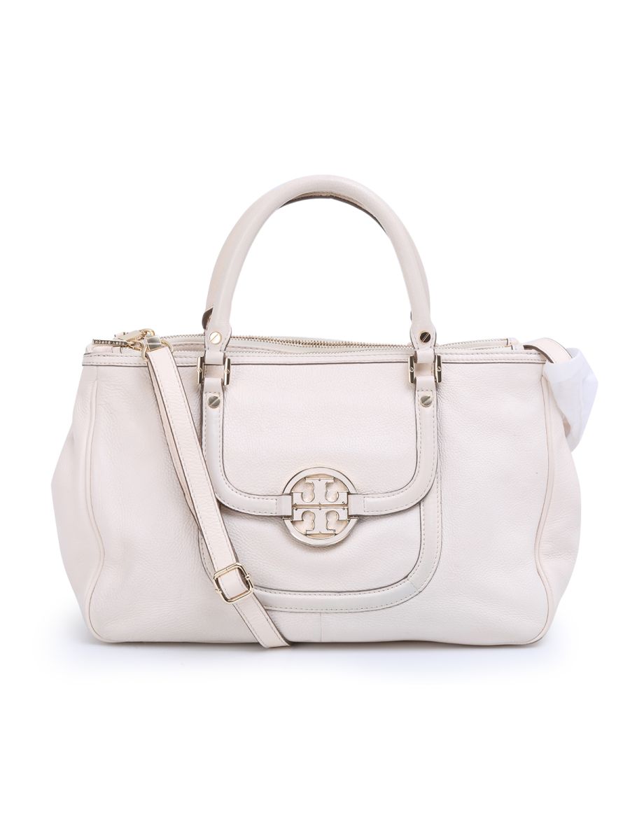 Tory Burch Off White Shoulder Bag With Strap Medium