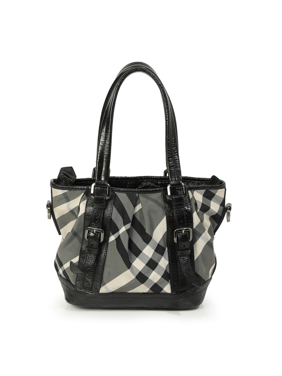 Burberry Beat Check Lowry Tote Bag