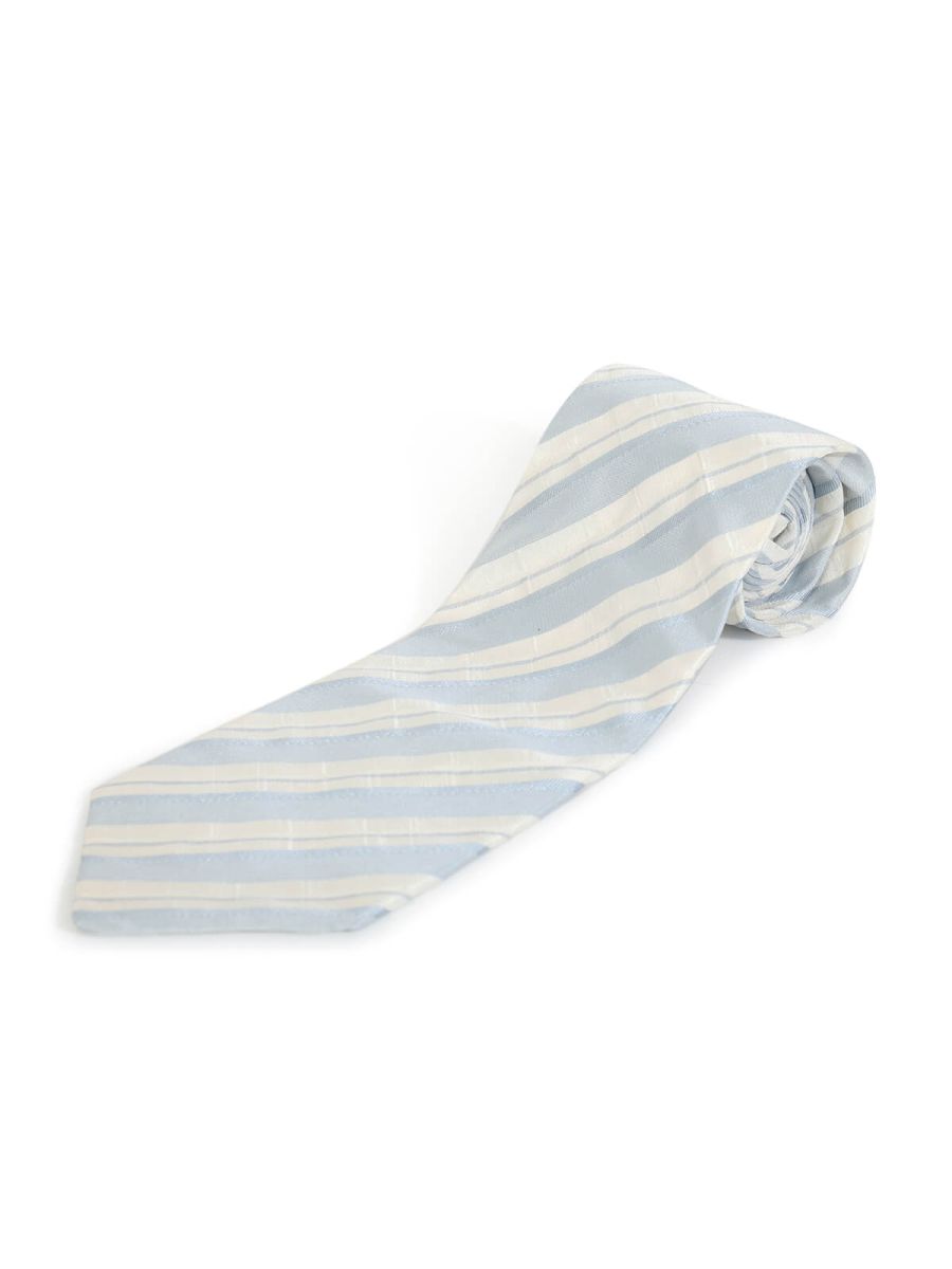 Blue/White Silk Tie