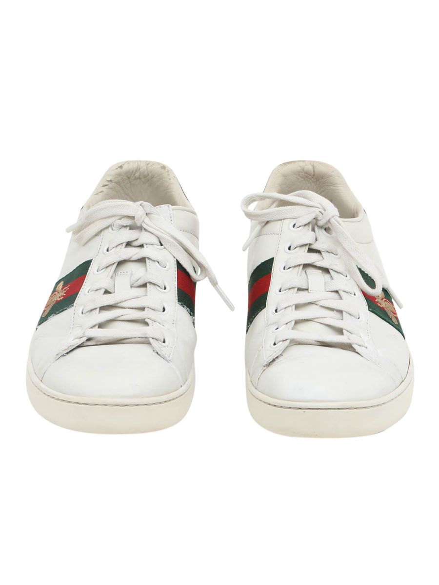 White Women's Ace Sneakers/Size-38.5