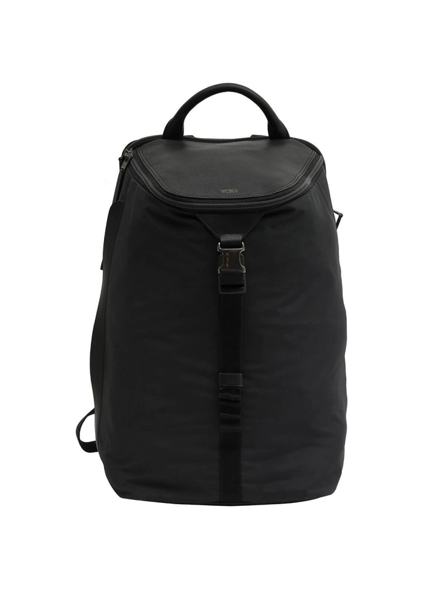 Black Buckle Unisex Backpack