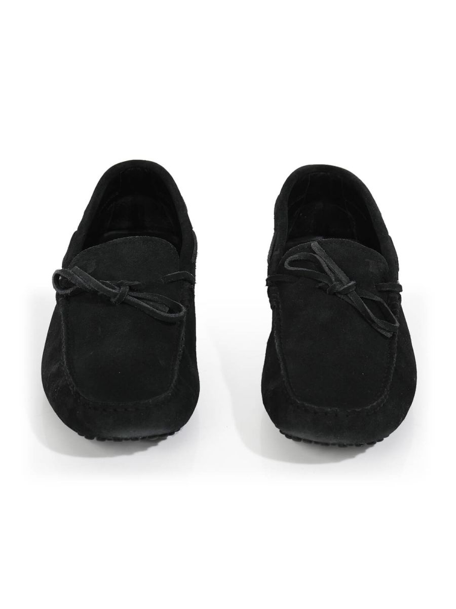 Black Suede Men's Loafers//Size-9UK