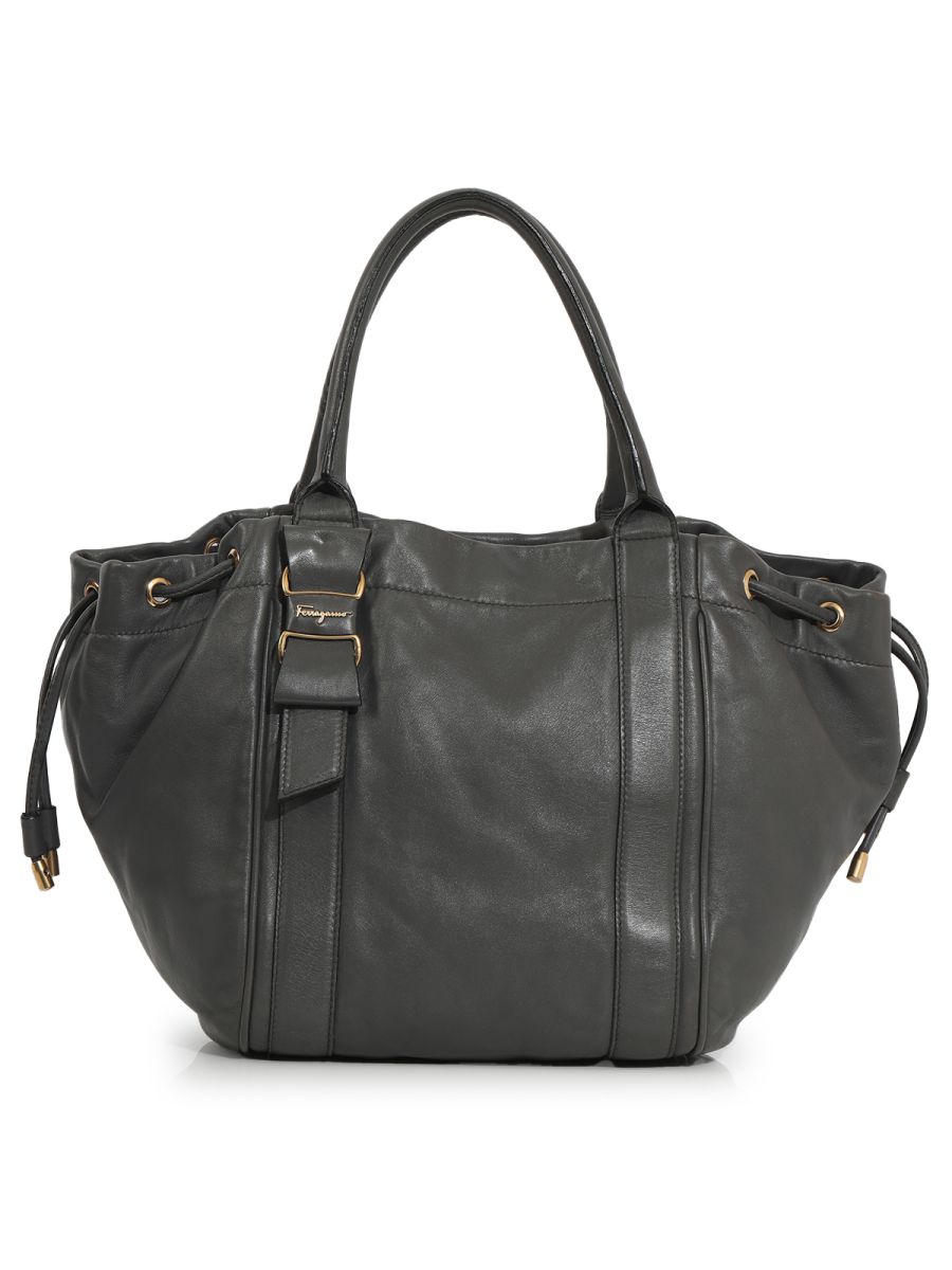 Salvatore Ferragamo Leather Shoulder Bag Medium