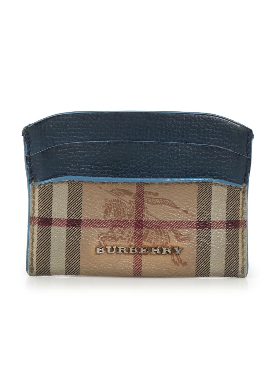 Burberry Women's Card Holder Blue One Size