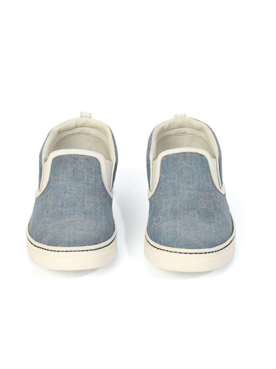 Gucci Guccisima Denim Slip-On Junior Sneakers Size-33