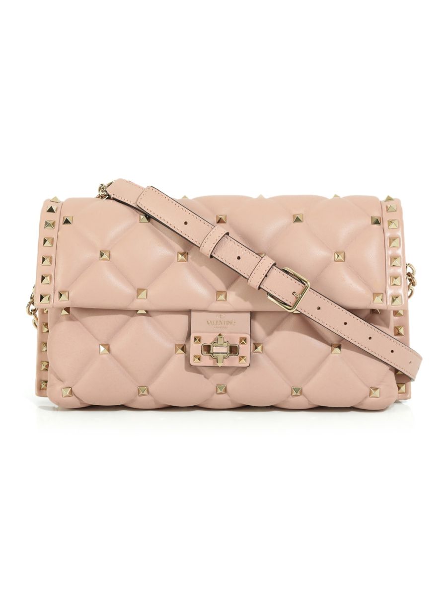 Valentino Candy Stud Pink Crossbody Bag