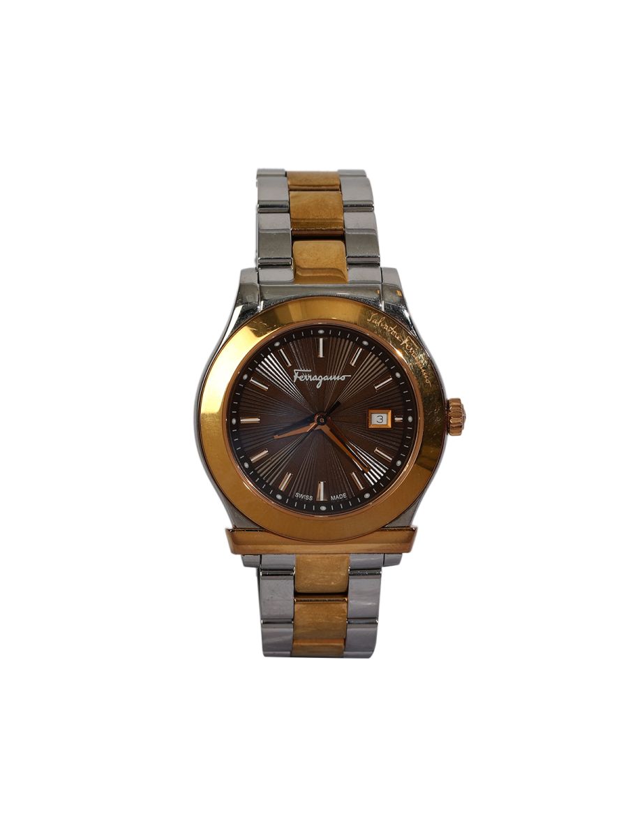 Salvatore Ferragamo 1989 Stainless steel watch,39MM
