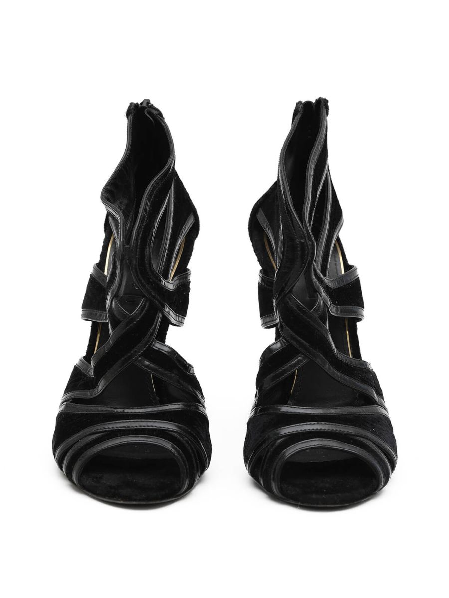 Black High Heels/Size-38.5 EU