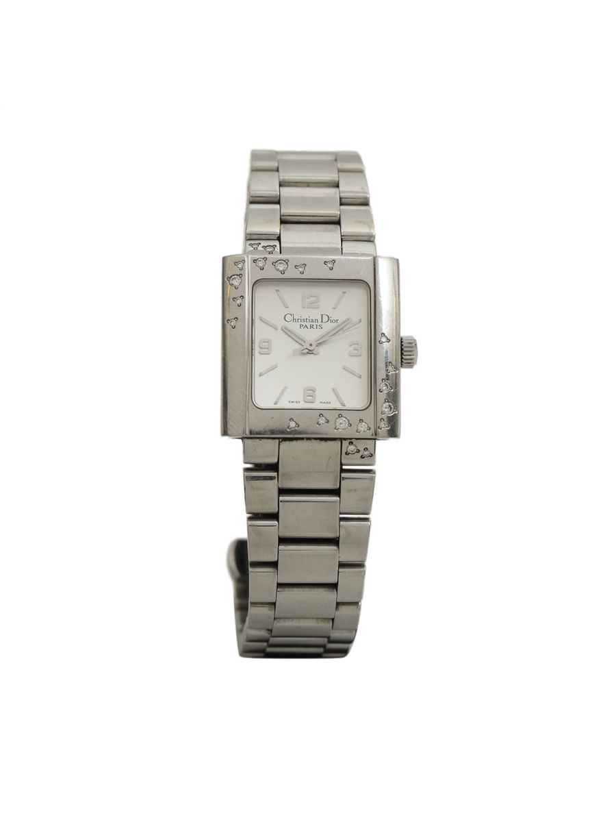 Stainless Steel Diamond Riva Quartz Watch/Size-24MM