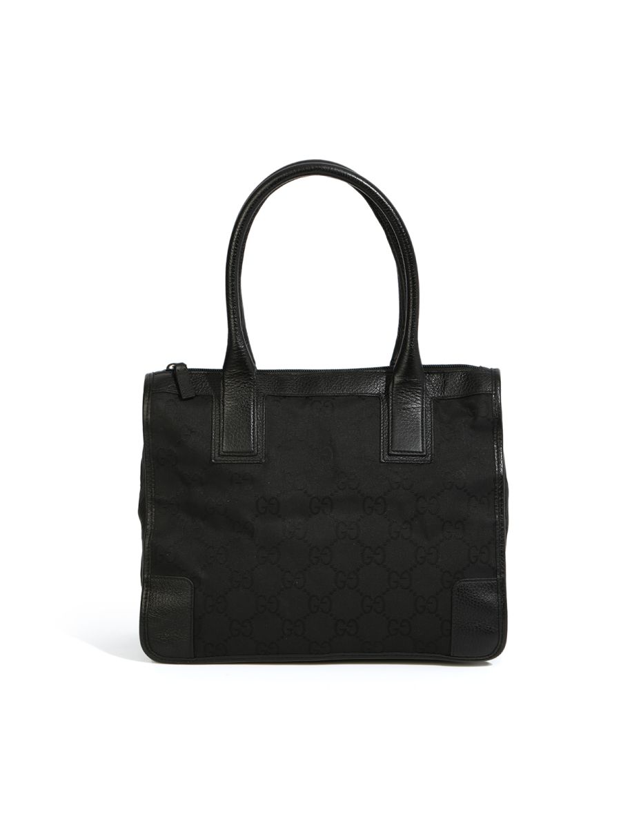 Gucci Black Guccissima Shoulder Bag Medium