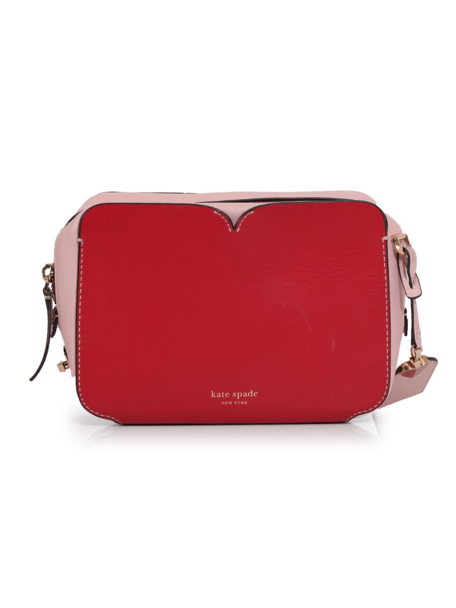 Kate Spade Coral Red Sling Bag Small