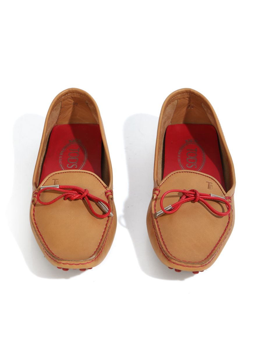 Tod'S Tan Leather Loafers/ 39