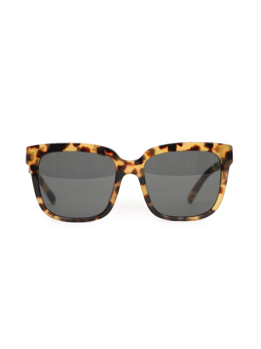 Burberry Brown Leopard Frame Sunglasses