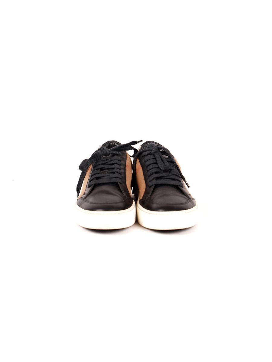 Check Canvas And Leather Sneakers Size 37