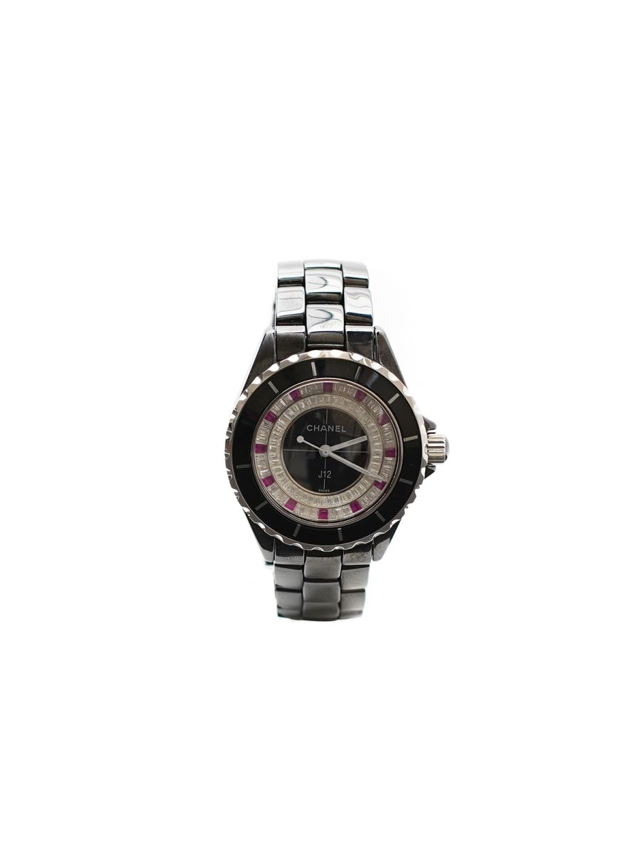 Chanel J12 Model Limited Edition Ceramic Ruby Watch