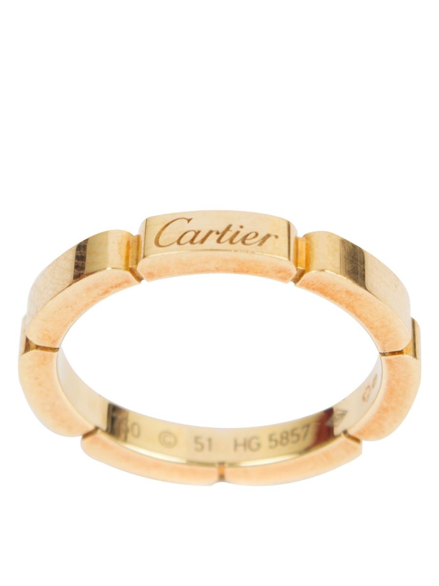 Cartier Lanières Gold Band Ring 