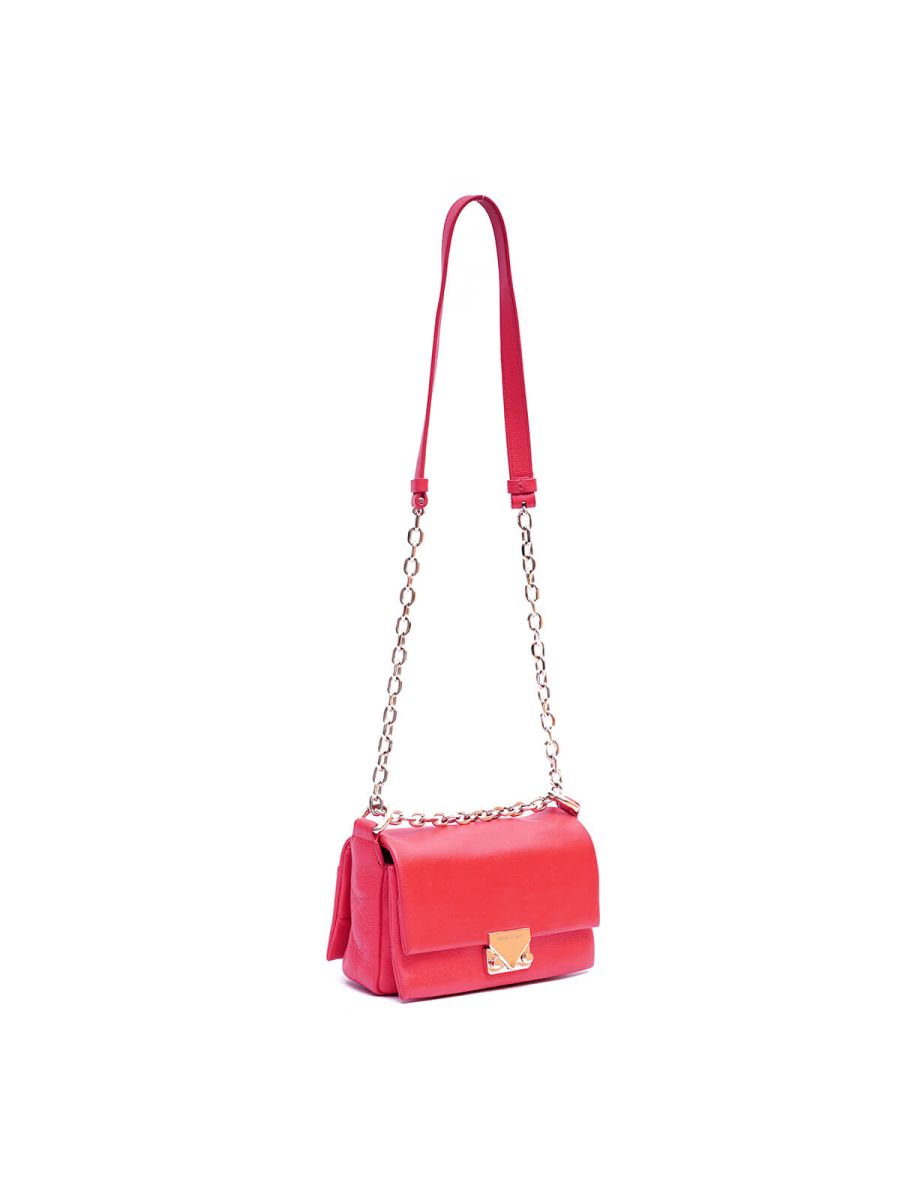 Emporio Armani Red Leather Shoulder bag