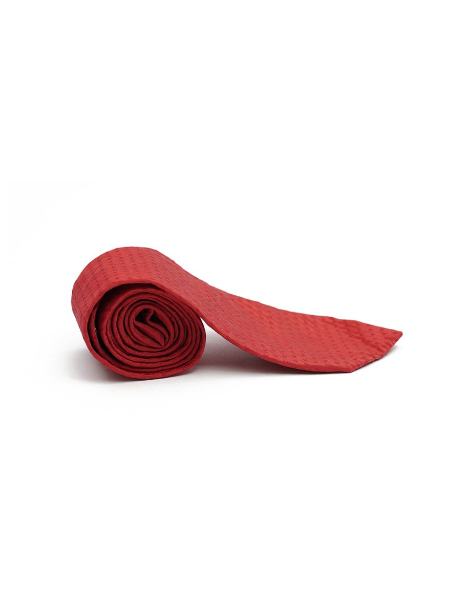 Silk Tie With Jacquard Monogram