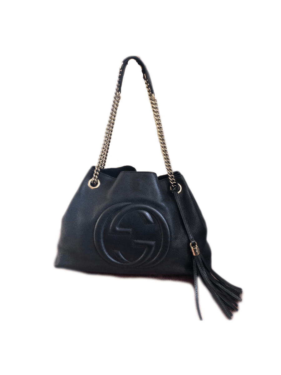 Gucci Soho Chain Strap Black Medium Bag