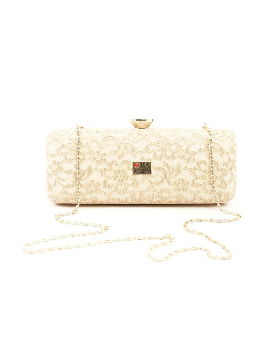 Love Moschino Lace Clutch Bag