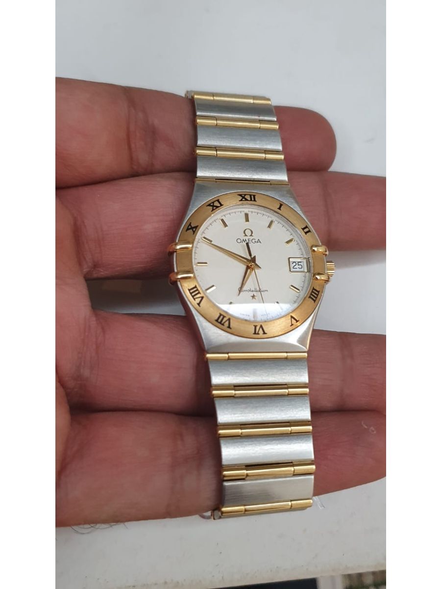 Omega Constellation Gold Silver Watch 36 MM