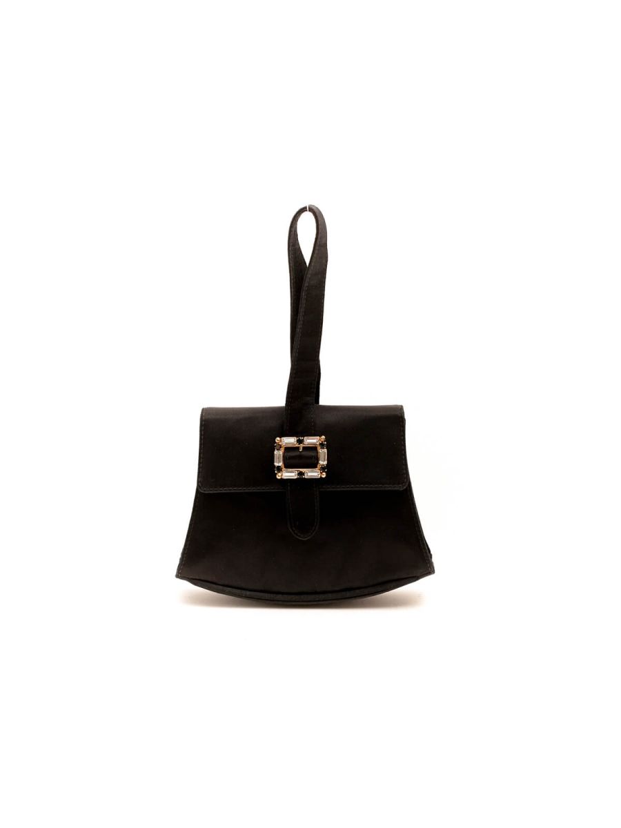 Salvatore Ferragamo Small Vintage Handheld Black Bag